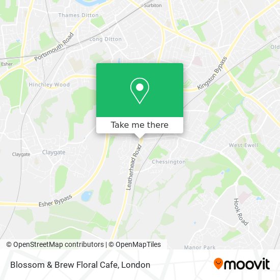 Blossom & Brew Floral Cafe map