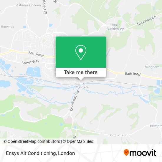 Ensys Air Conditioning map