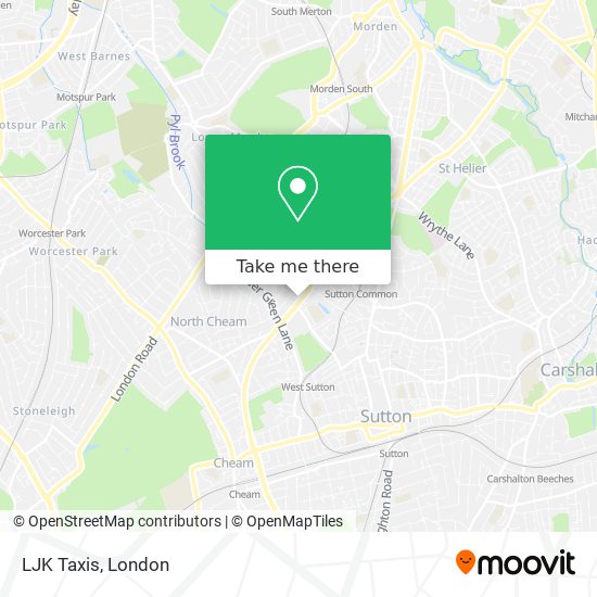LJK Taxis map