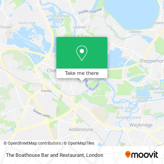 The Boathouse Bar and Restaurant map