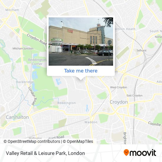 Valley Retail & Leisure Park map