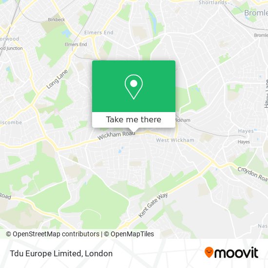Tdu Europe Limited map