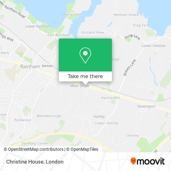Christine House map