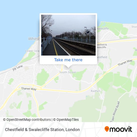 Chestfield & Swalecliffe Station map