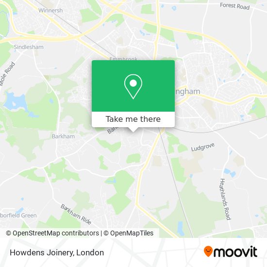 Howdens Joinery map