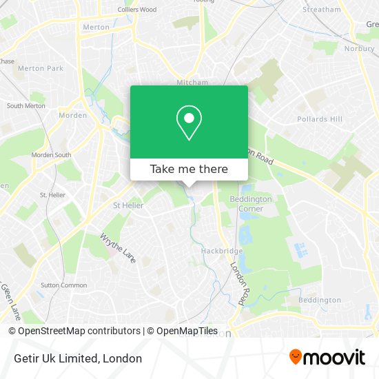 Getir Uk Limited map