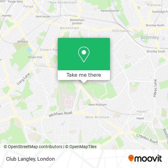 Club Langley map