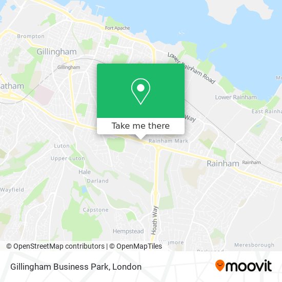 Gillingham Business Park map
