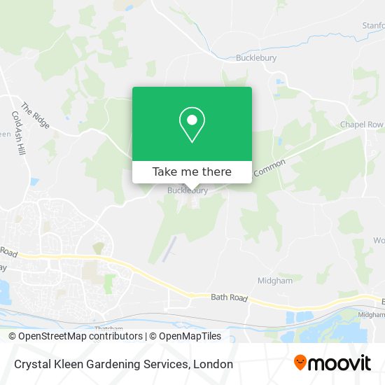 Crystal Kleen Gardening Services map
