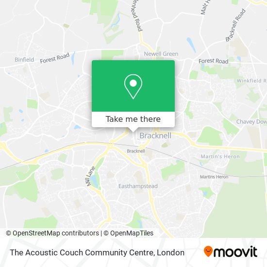 The Acoustic Couch Community Centre map