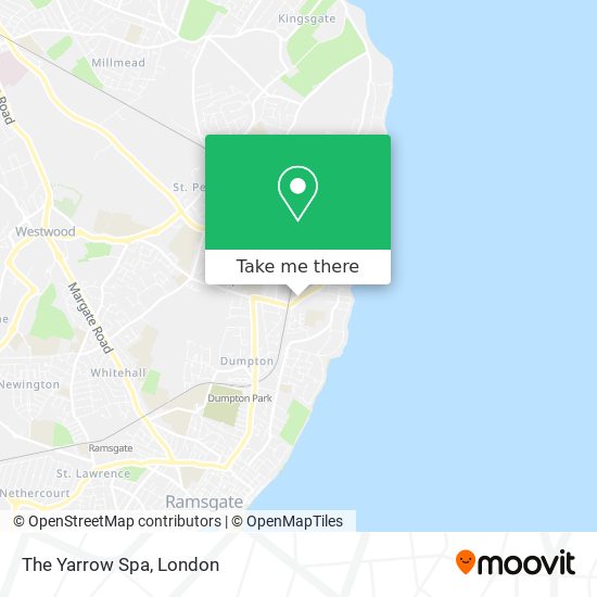 The Yarrow Spa map