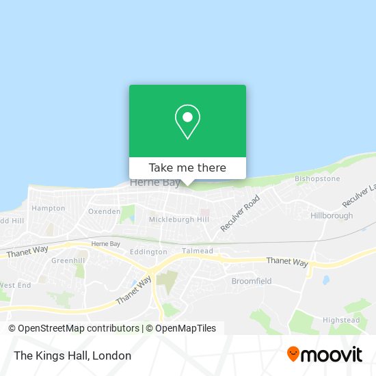 The Kings Hall map