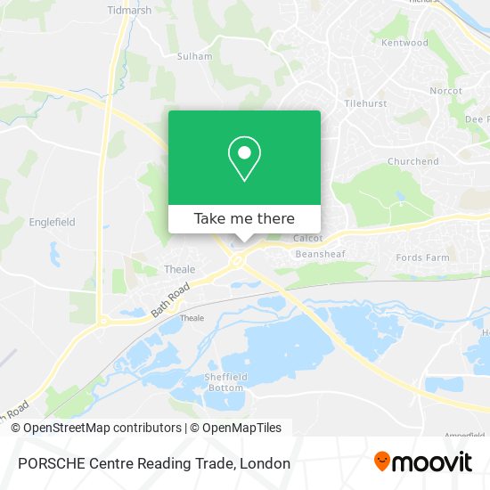 PORSCHE Centre Reading Trade map
