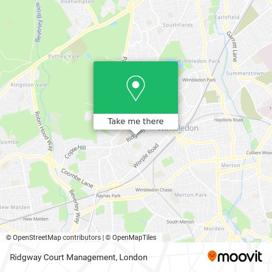 Ridgway Court Management map