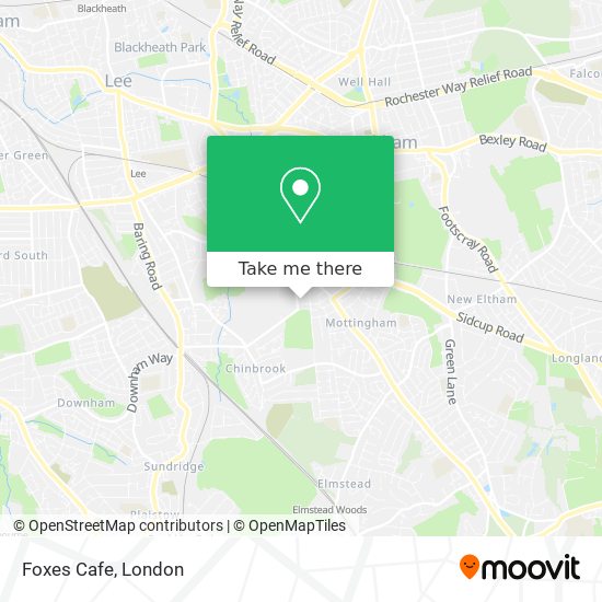 Foxes Cafe map