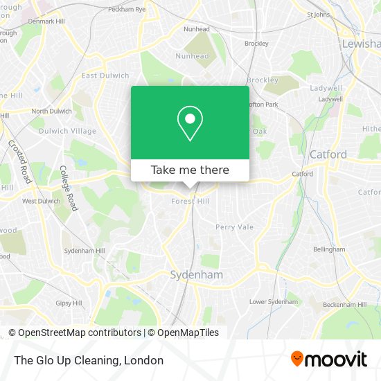 The Glo Up Cleaning map