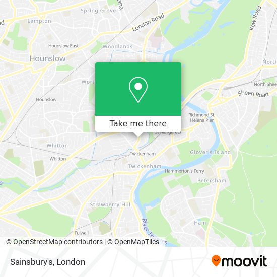 Sainsbury's map