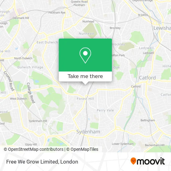 Free We Grow Limited map