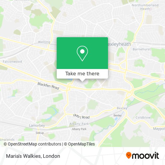 Maria's Walkies map