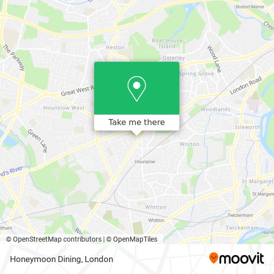 Honeymoon Dining map