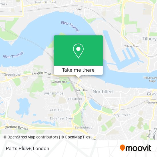 Parts Plus+ map