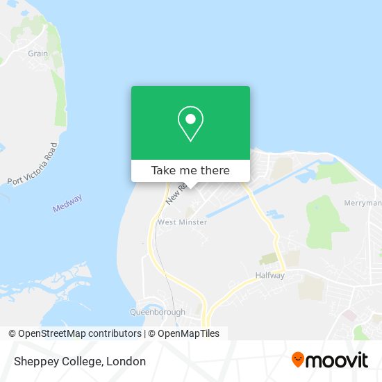 Sheppey College map