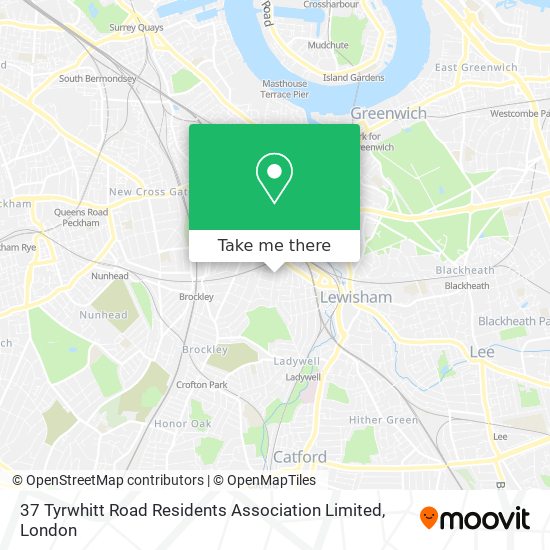 37 Tyrwhitt Road Residents Association Limited map