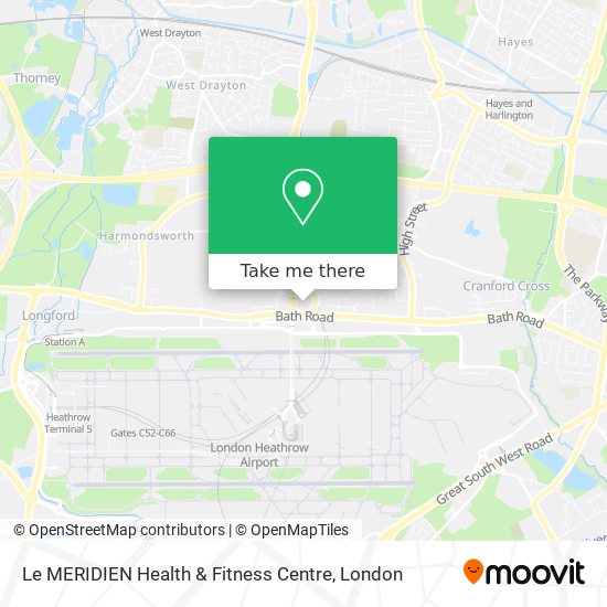 Le MERIDIEN Health & Fitness Centre map