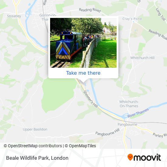 Beale Wildlife Park map
