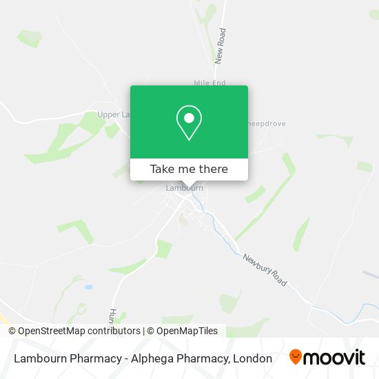 Lambourn Pharmacy - Alphega Pharmacy map