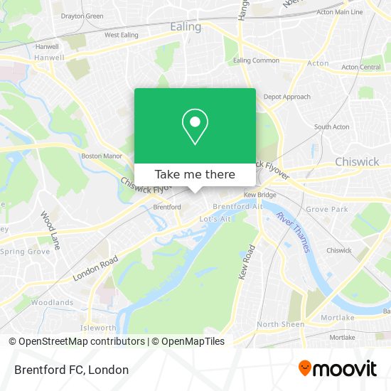 Brentford FC map