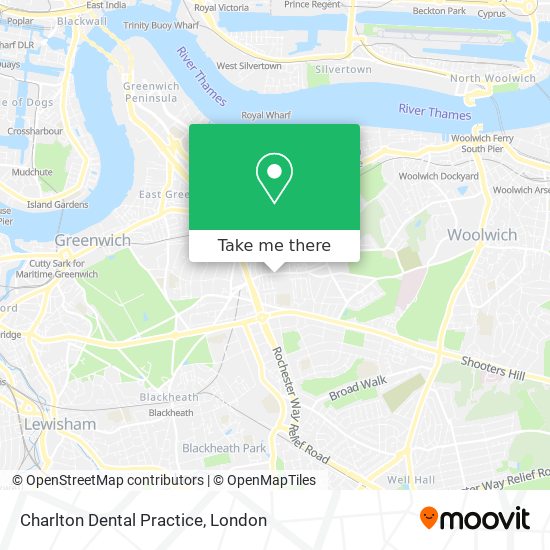 Charlton Dental Practice map