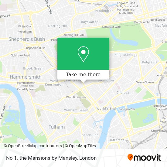 No 1. the Mansions by Mansley map