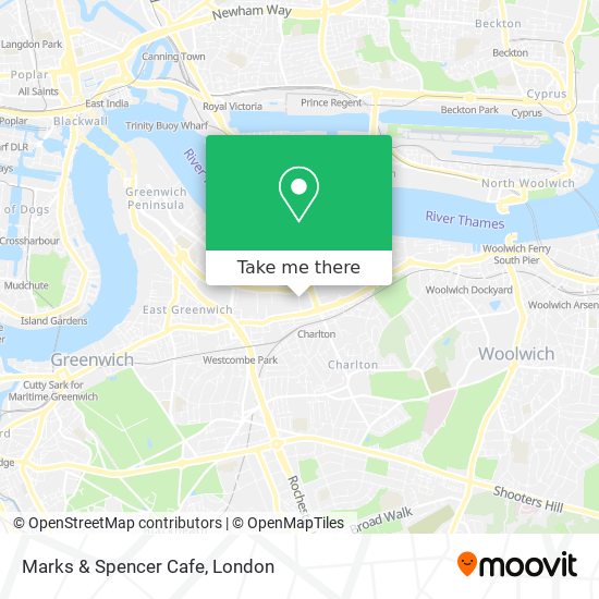 Marks & Spencer Cafe map