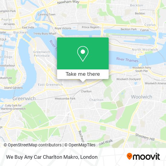 We Buy Any Car Charlton Makro map