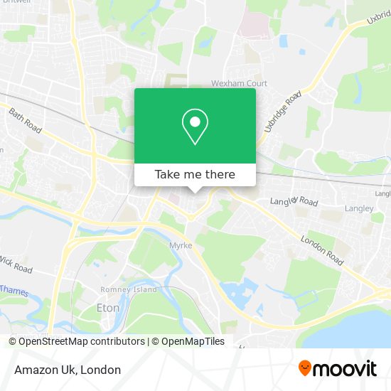 Amazon Uk map