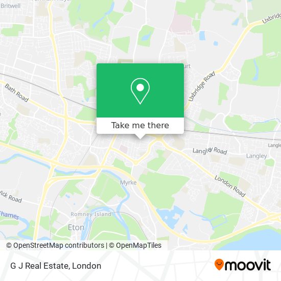 G J Real Estate map