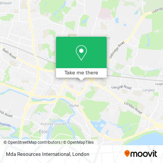 Mda Resources International map