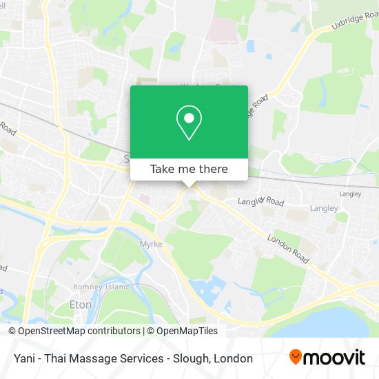 Yani - Thai Massage Services - Slough map