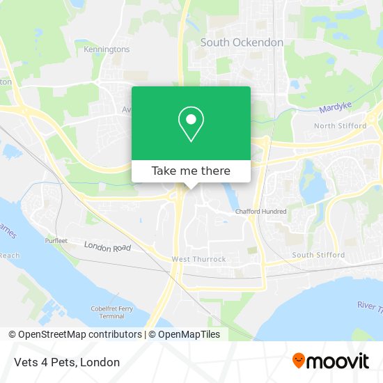 Vets 4 Pets map