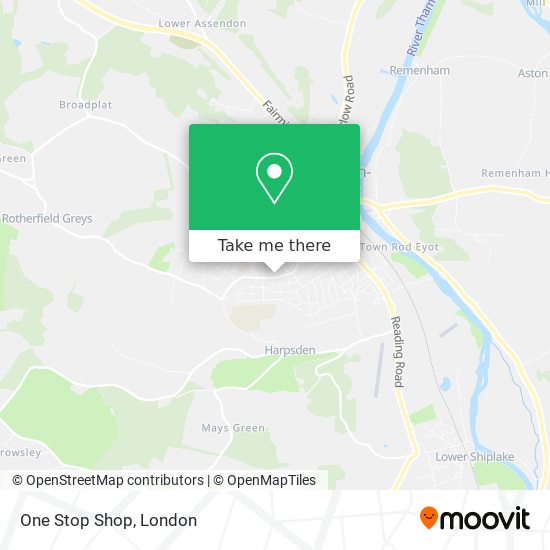 One Stop Shop map
