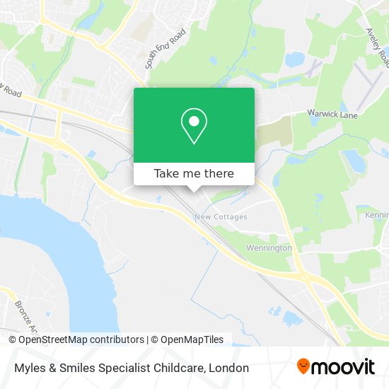 Myles & Smiles Specialist Childcare map