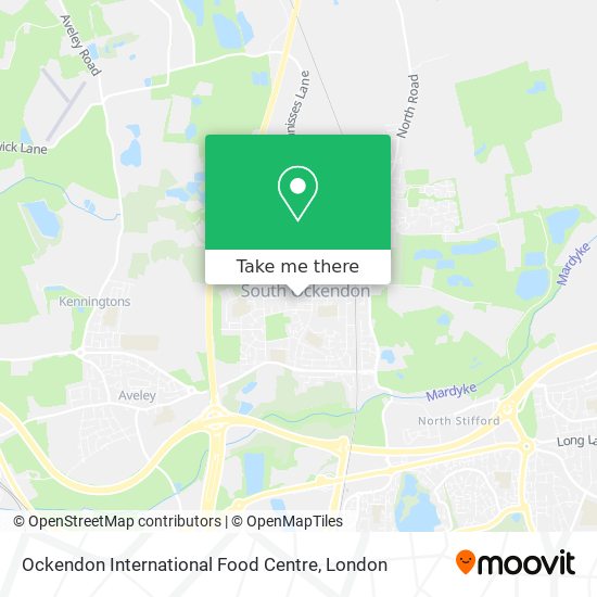 Ockendon International Food Centre map