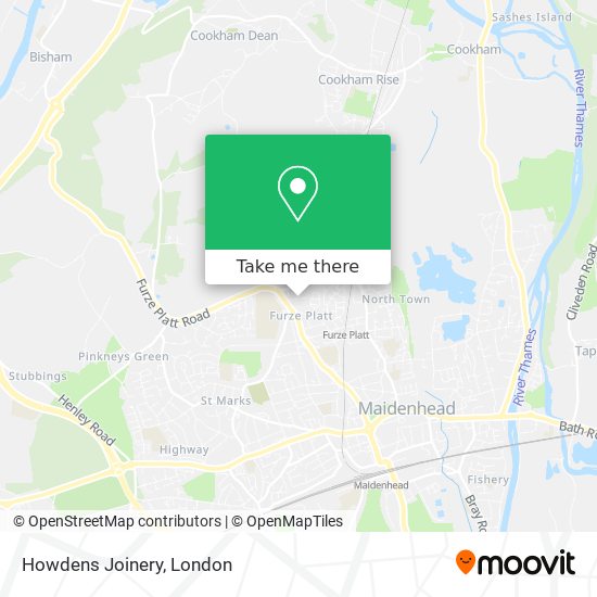 Howdens Joinery map