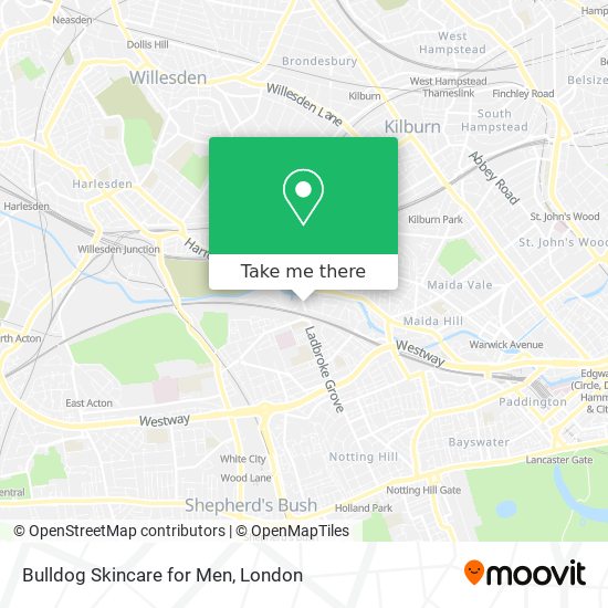 Bulldog Skincare for Men map
