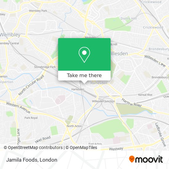 Jamila Foods map