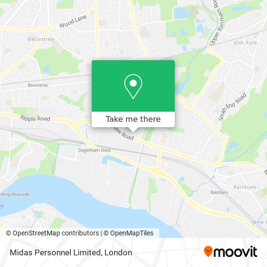 Midas Personnel Limited map