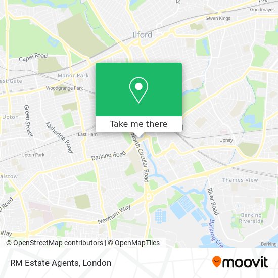 RM Estate Agents map