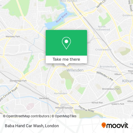 Baba Hand Car Wash map