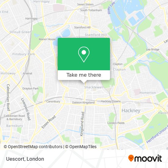 Uescort map